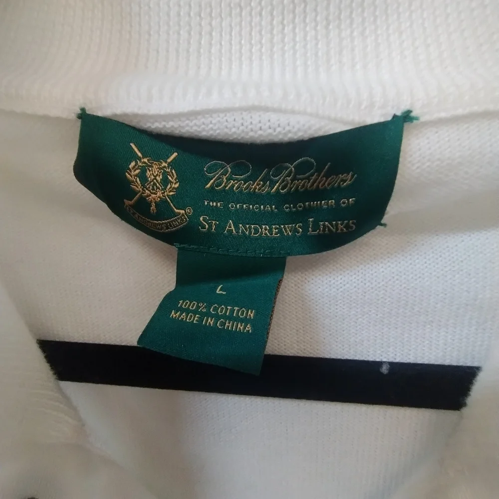 Brooks Brothers Mens Size Large Argyle Tennis Prep Ivy League Preppy Sweater - Picture 7 of 10